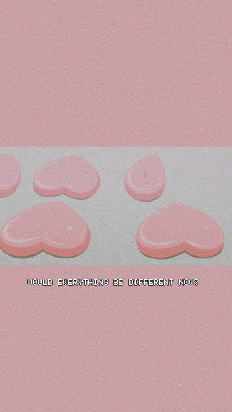 Girly Aesthetic With Pink Hearts