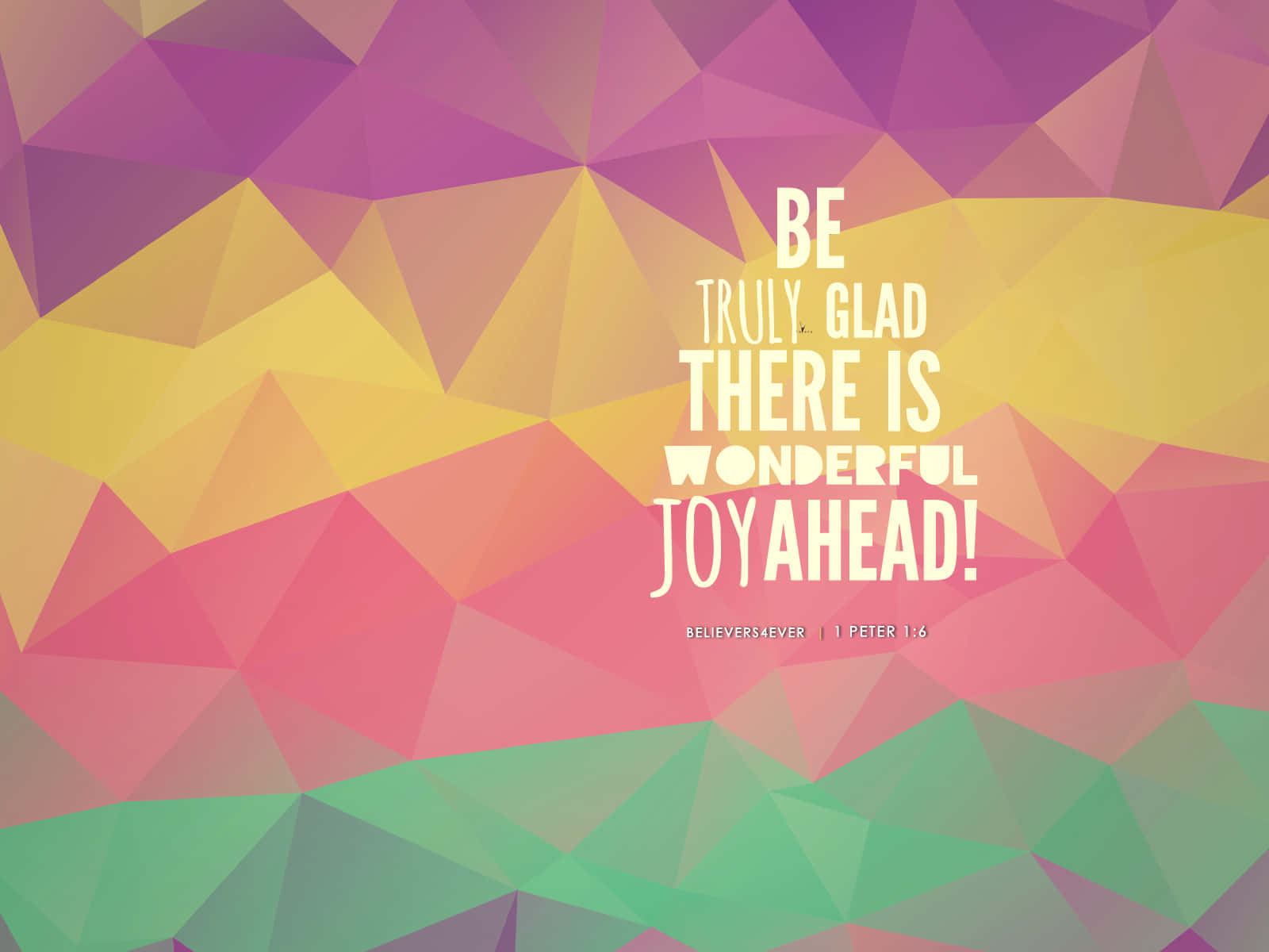 Girly Bible Verse And The Colorful Abstract Background