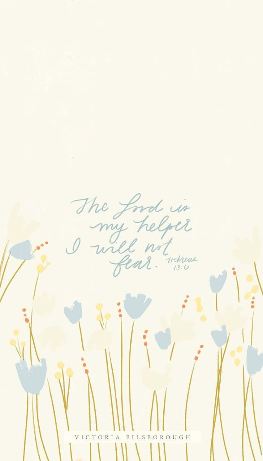 Girly Bible Verse In Simple Mode Background