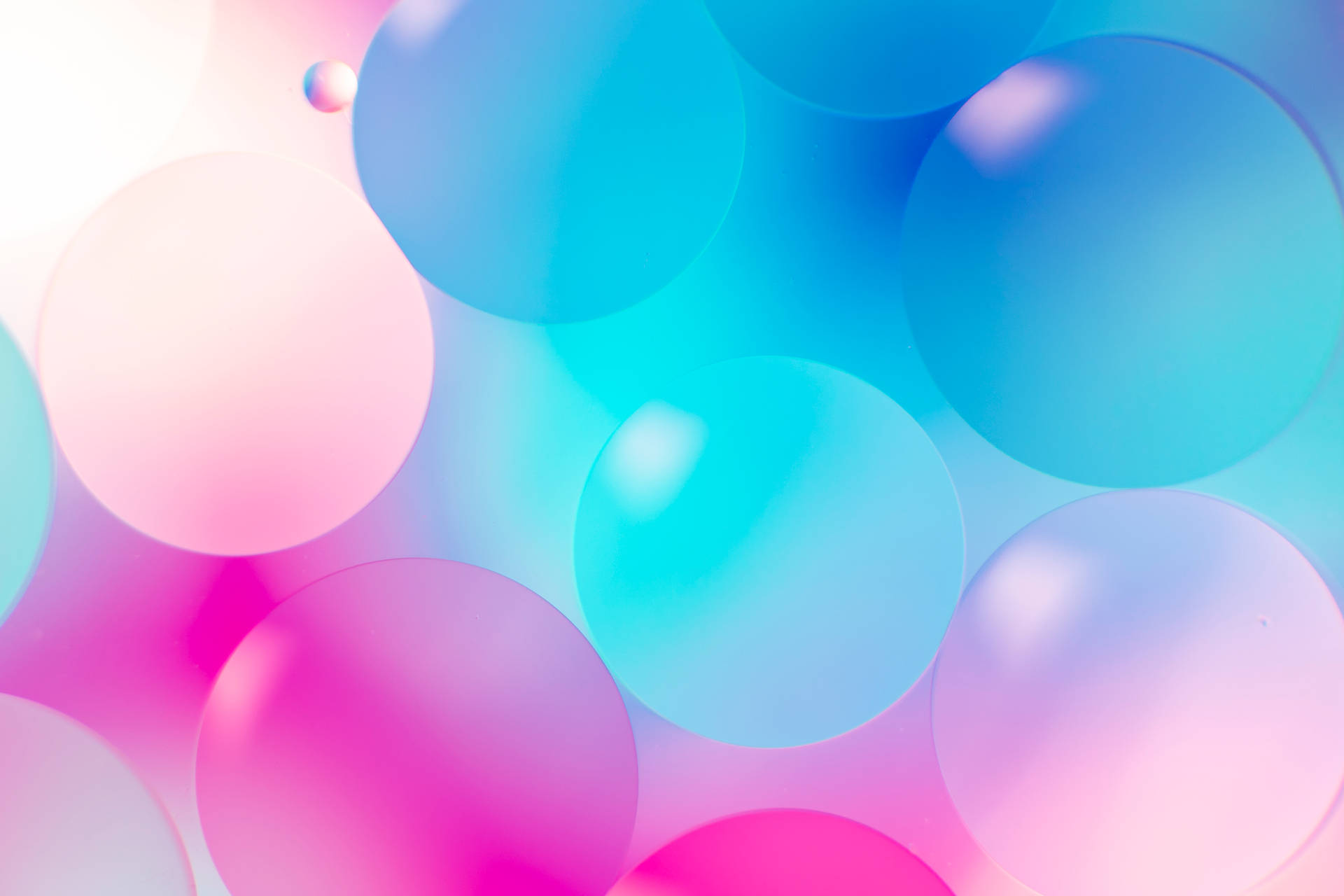 Girly Colorful Balloons Illustration Background