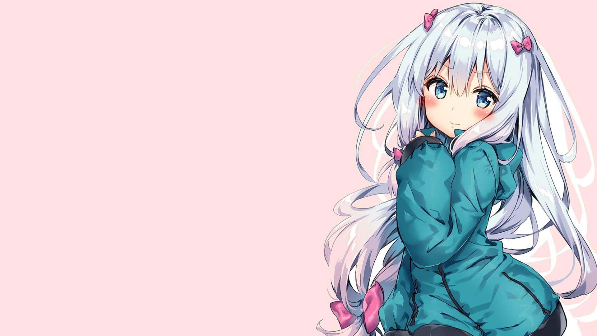 Girly Cute Anime Eromanga Sensei Background