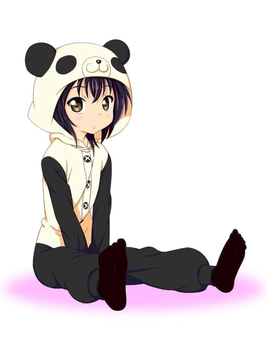 Girly Cute Panda Funami Yui Background