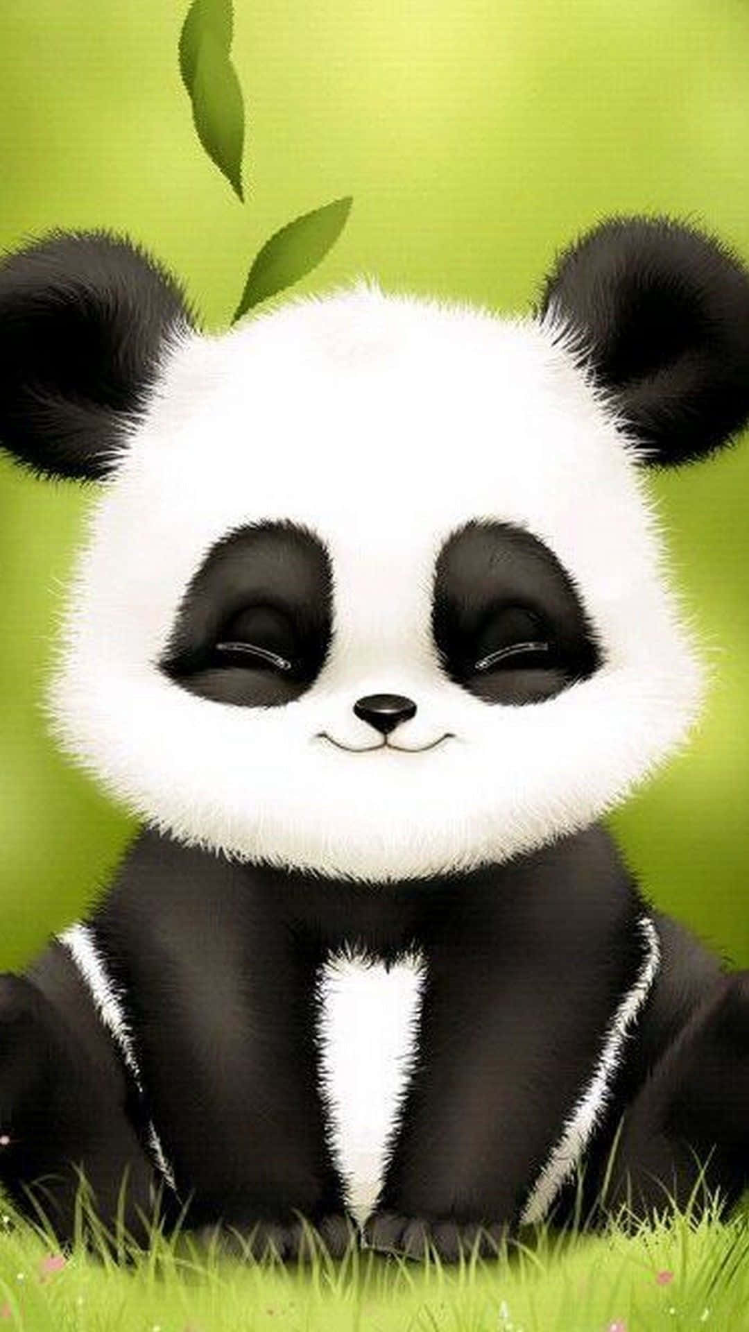 Girly Panda Eyes Closed