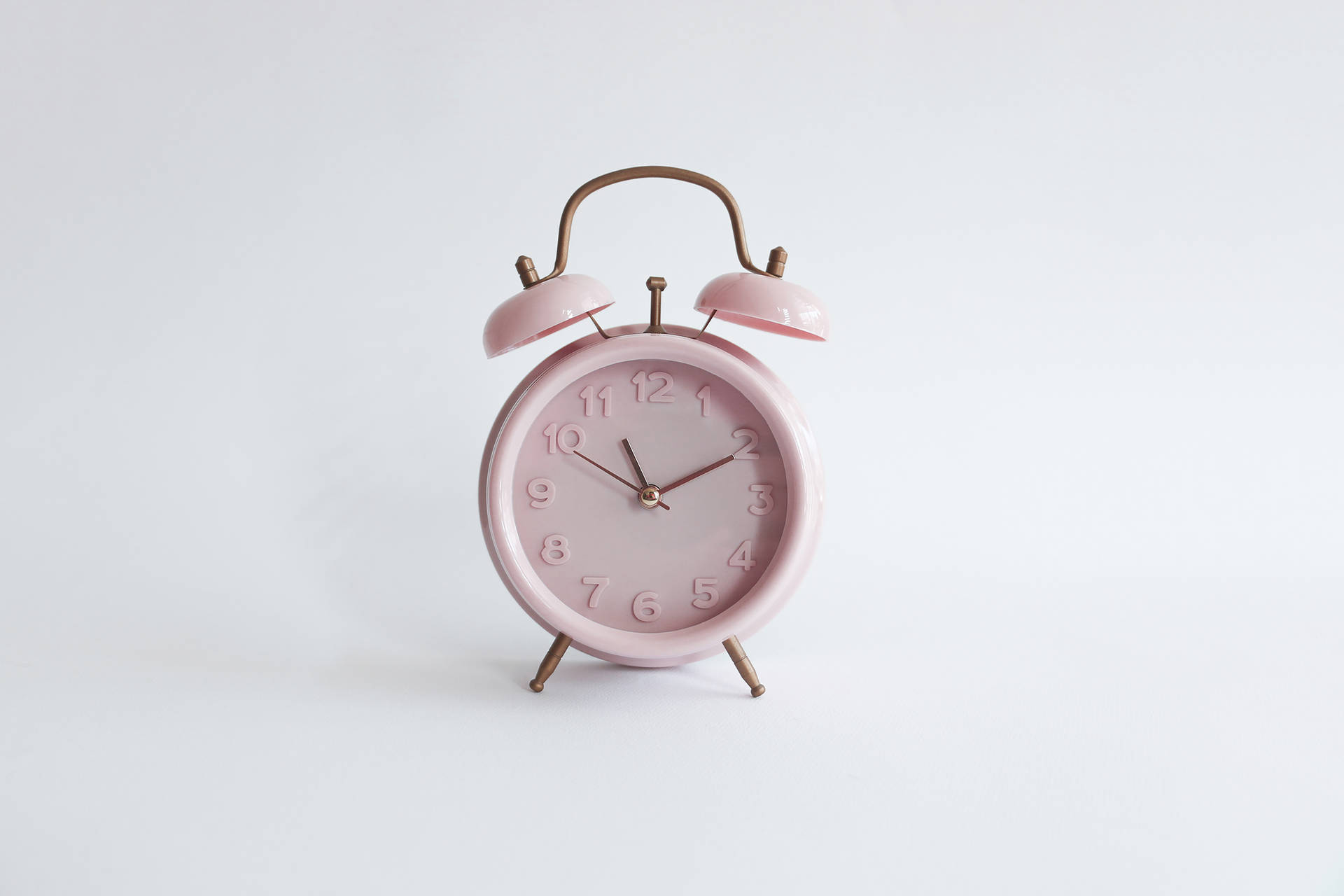 Girly Pink Aesthetic Alarm Clock Background