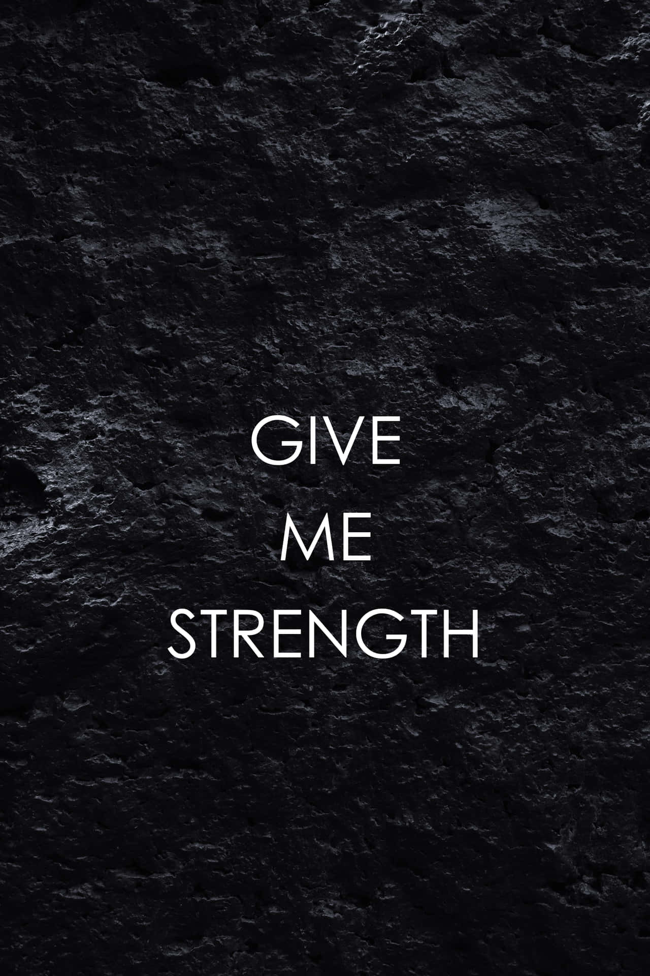 Give Me Strength - A Black And White Photo Background