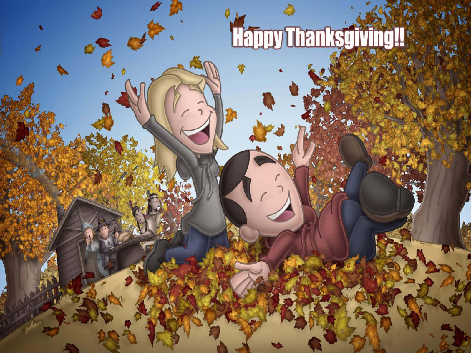 ' Give Thanks For Thanksgiving And Laugh Out Loud! Background
