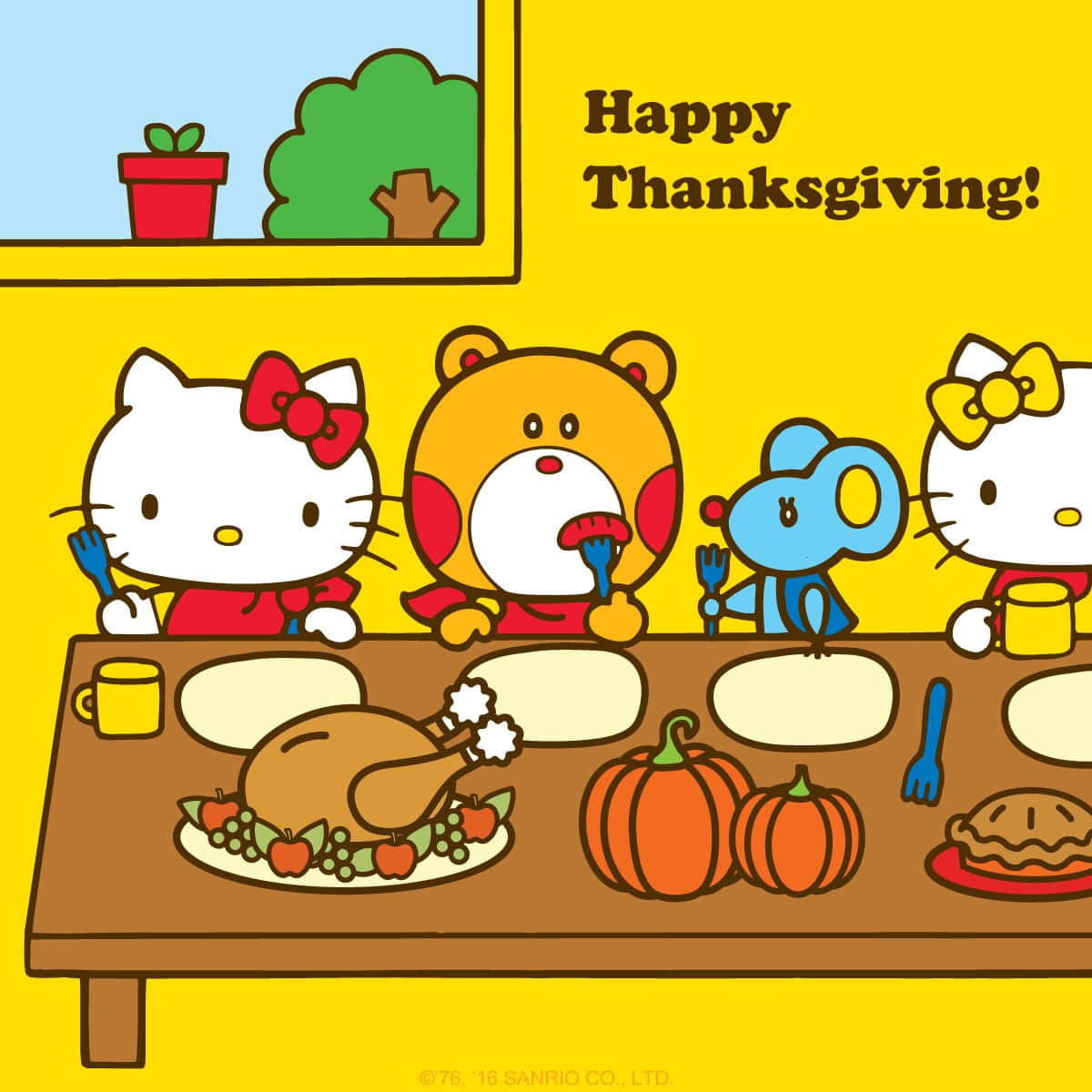 Give Thanks With Hello Kitty This Thanksgiving. Background