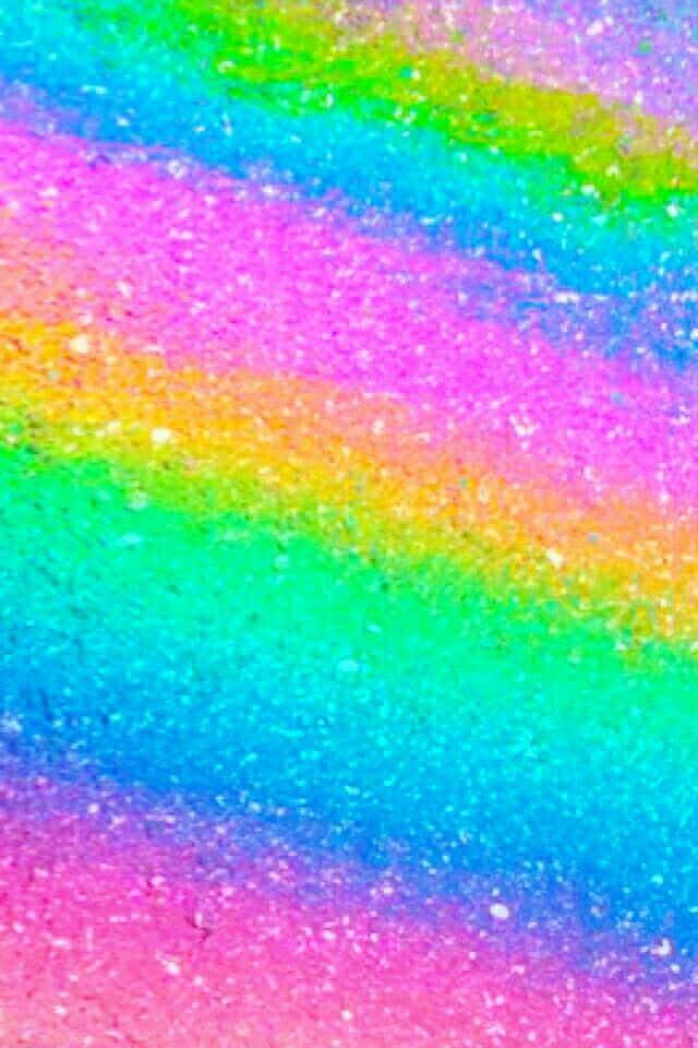 Give Your Space Some Color With Rainbow Glitter! Background