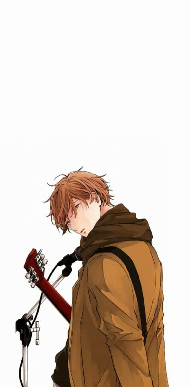 Given Anime Mafuyu Satou With Guitar