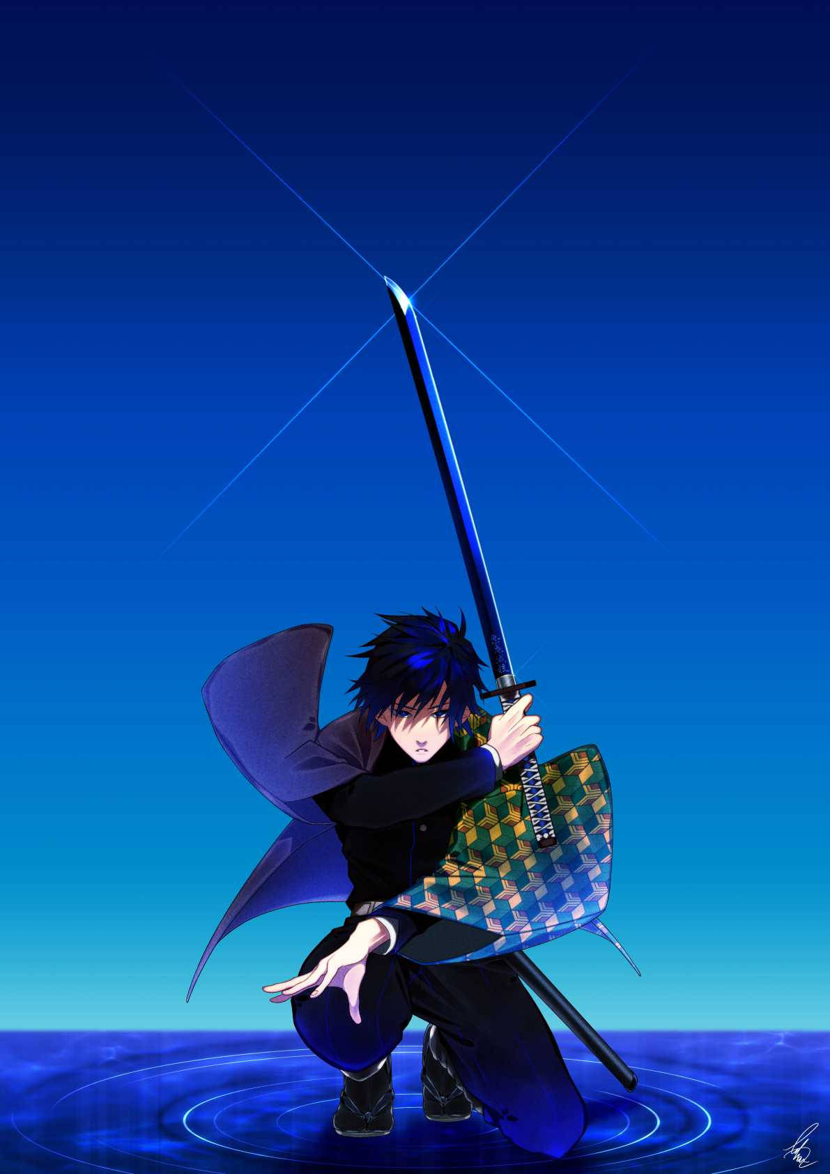 Giyu Tomioka With Sword