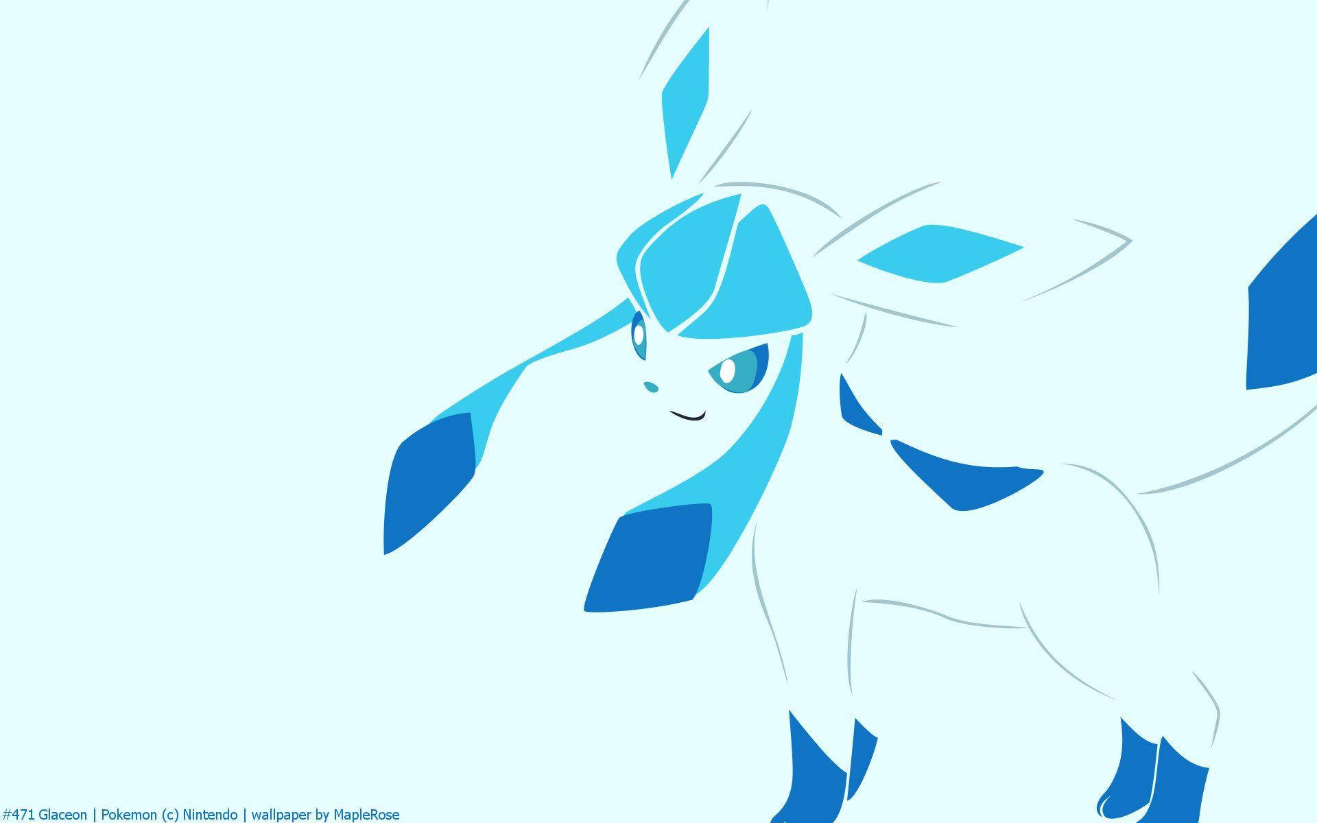 Glaceon, The Bright & Shiny Pokémon Background
