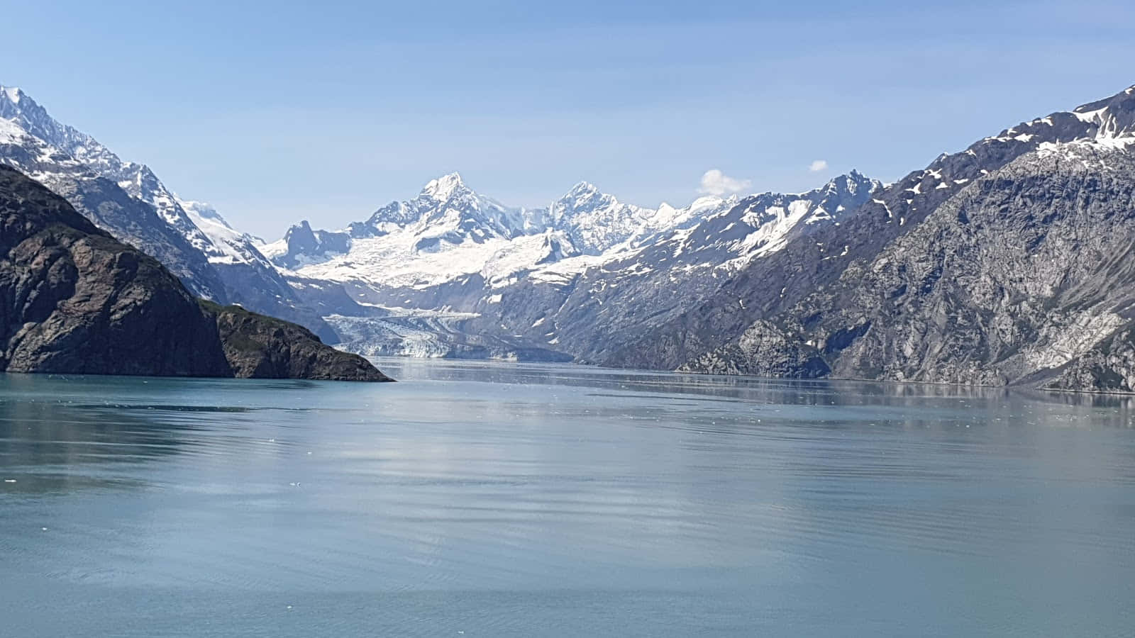 Glacier Bay National Park Snowy Mountain Ranges