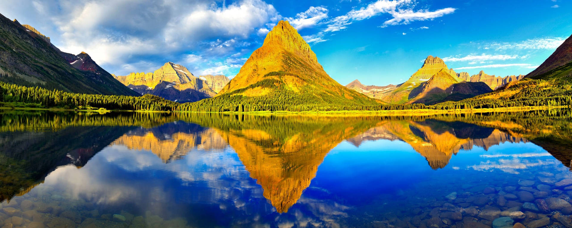 Glacier National Park Landscape For Monitor Background