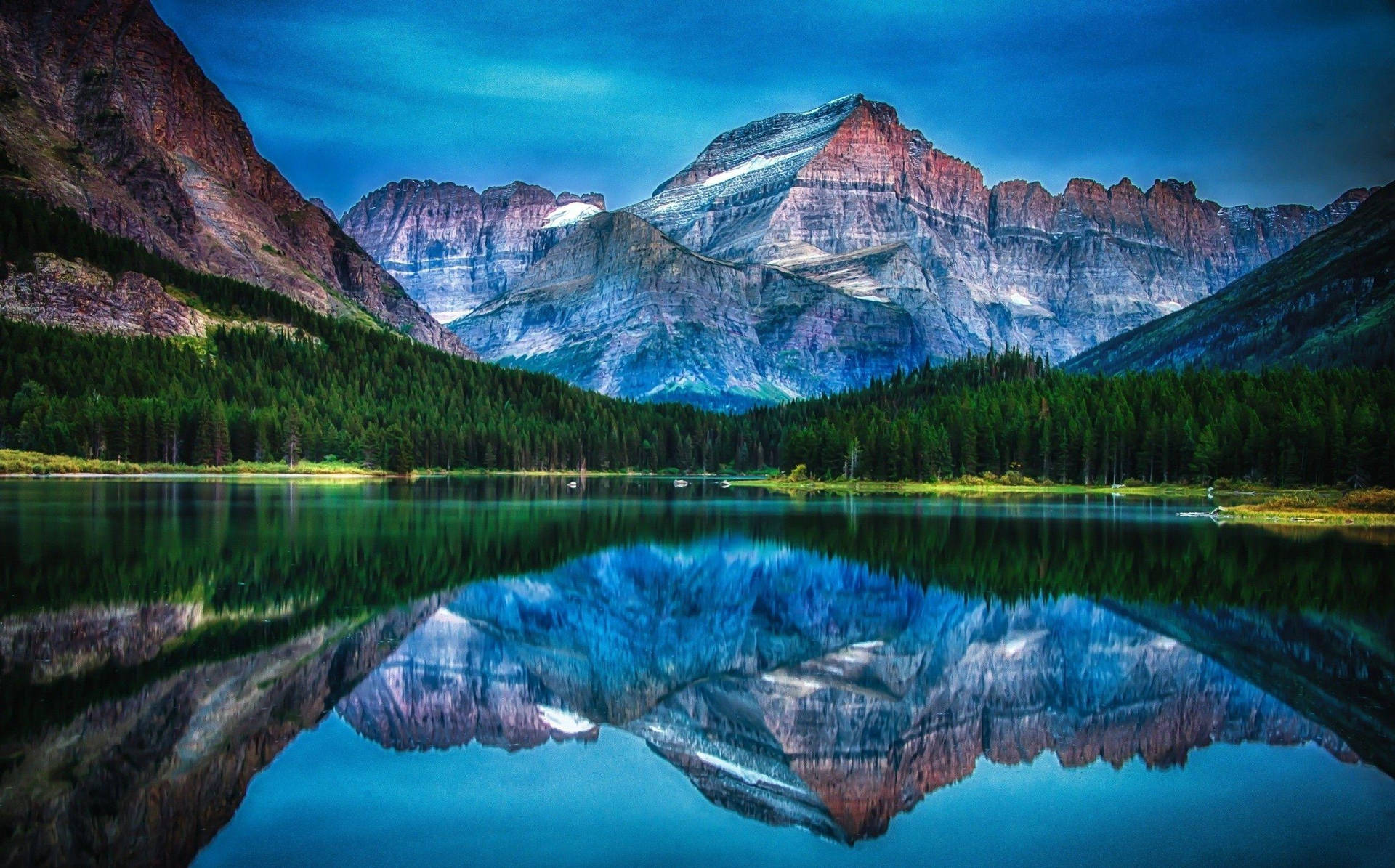 Glacier National Park Reflective Lake