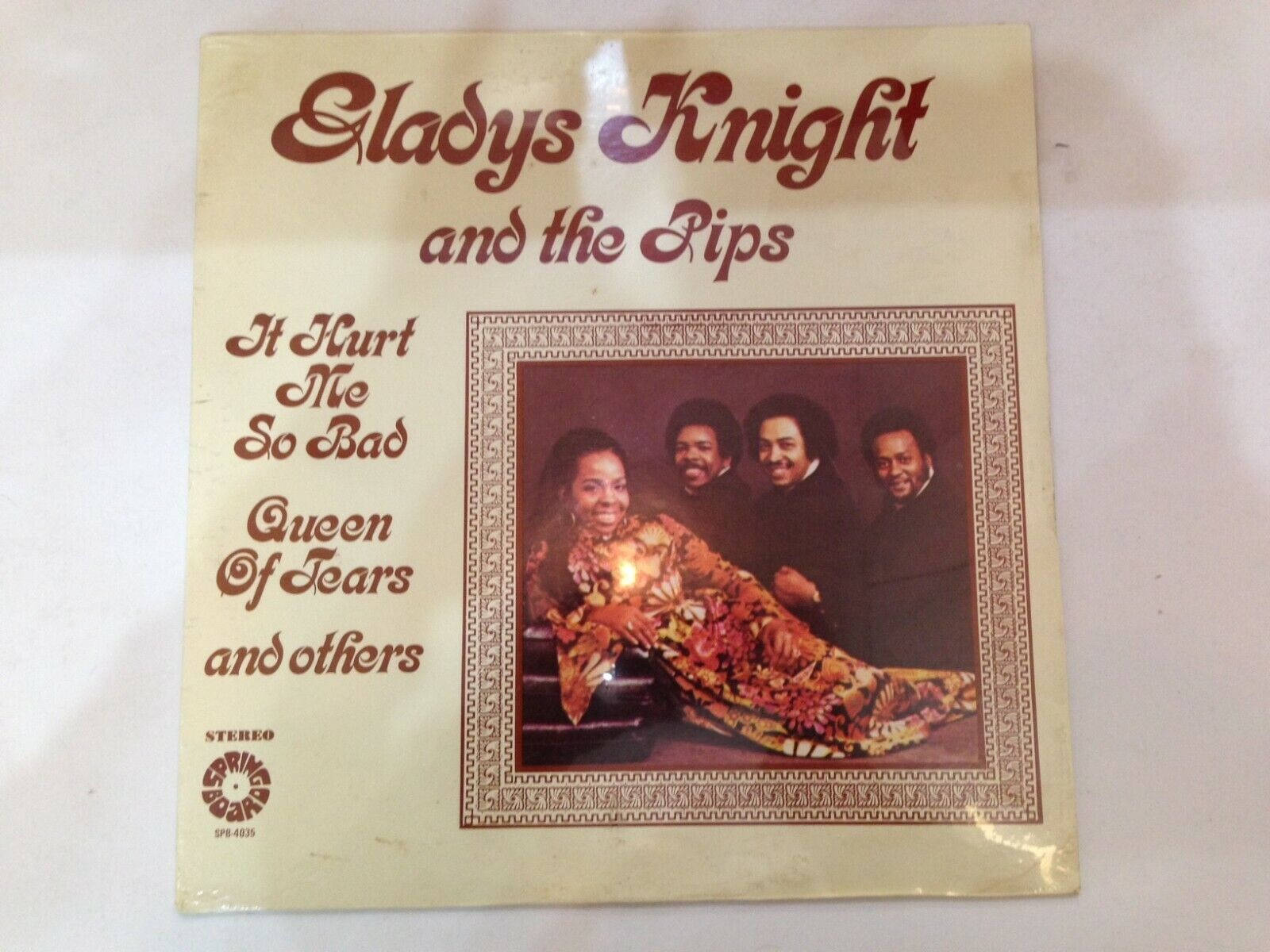 Gladys Knight And The Pips Vinyl Record Background