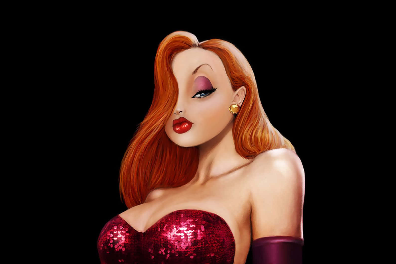 Glamorous Jessica Rabbit Illustration