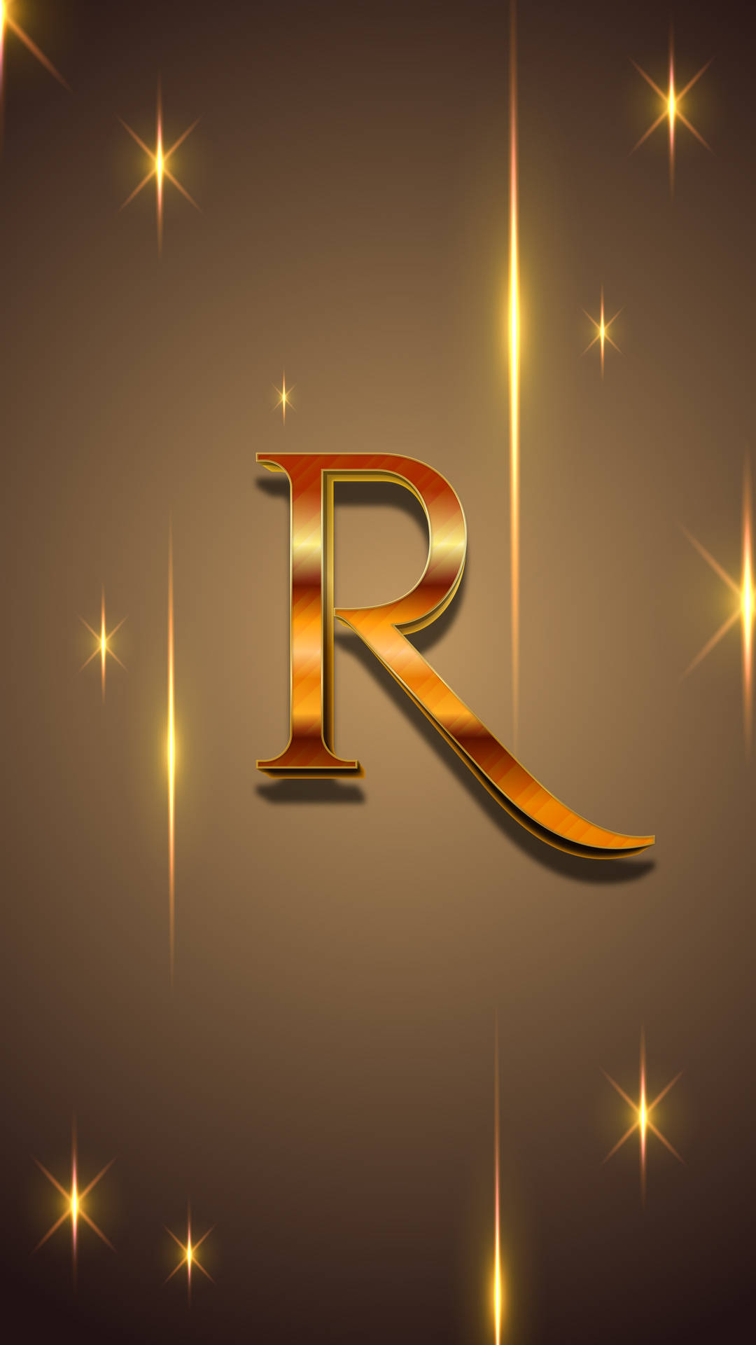 Glamorous R Alphabet Background