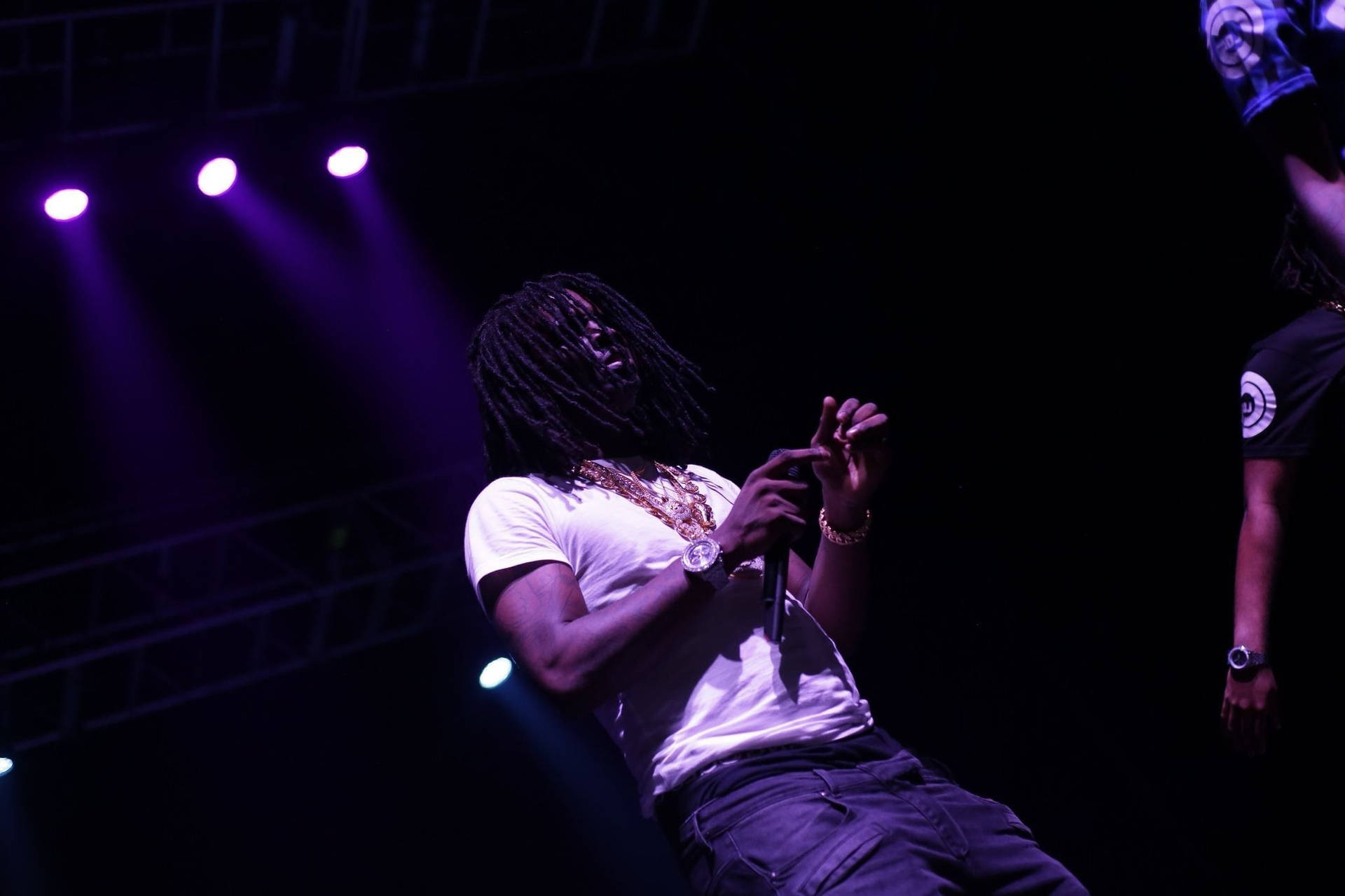 Glamorous Stage Performance By Chief Keef At Fillmore Silver Spring Background