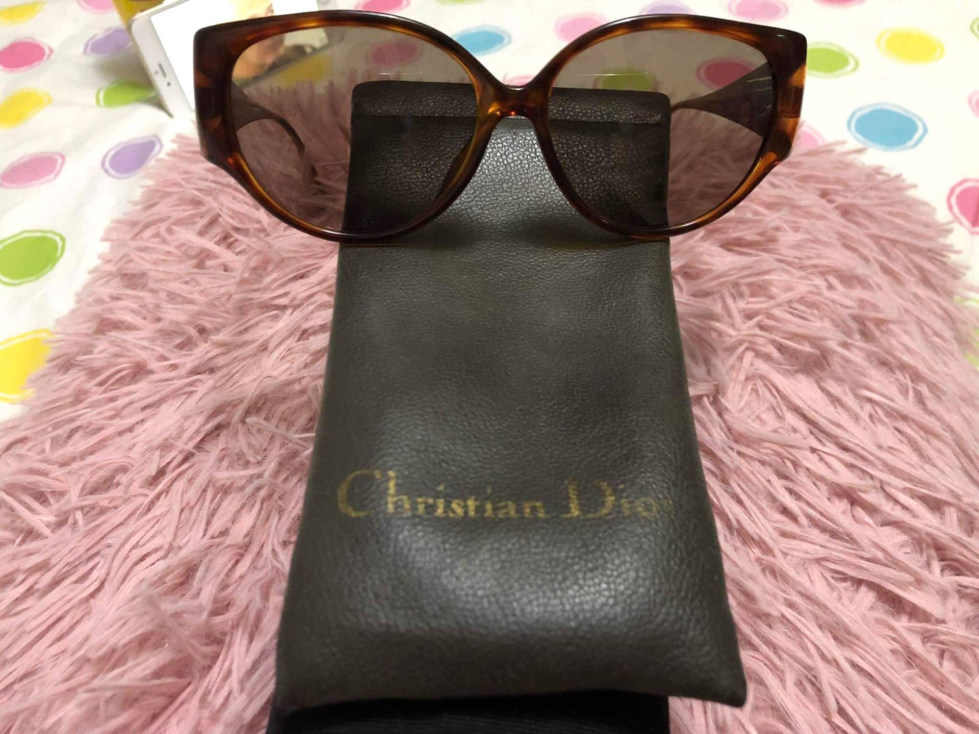Glamorous Vintage Christian Dior Sunglasses For Women Background