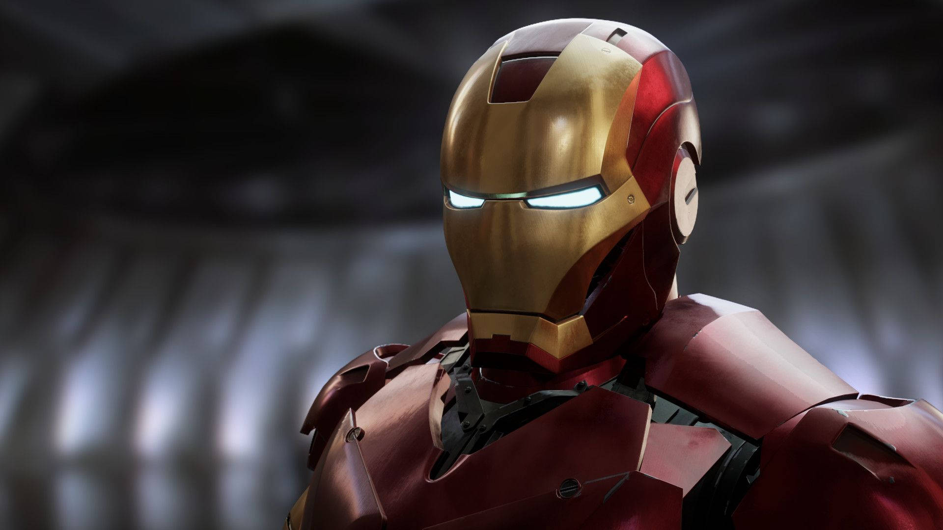 Glaring Eyes Of Iron Man Mark 3 Background