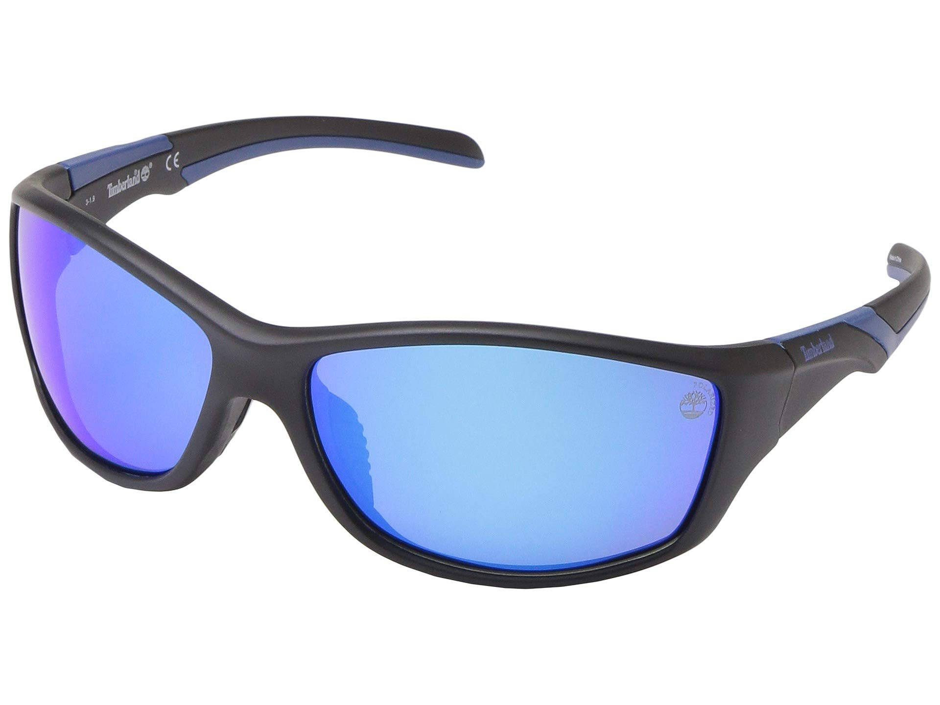 Glaring Style - Timberland Blue Mirror Sunglasses Background