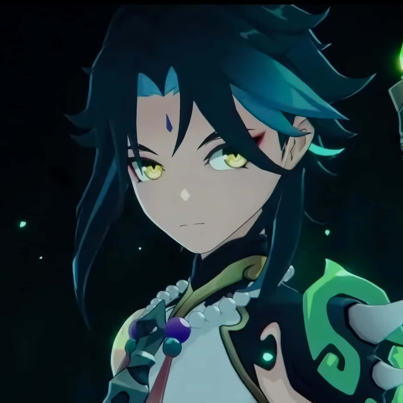 Glaring Xiao Pfp Background