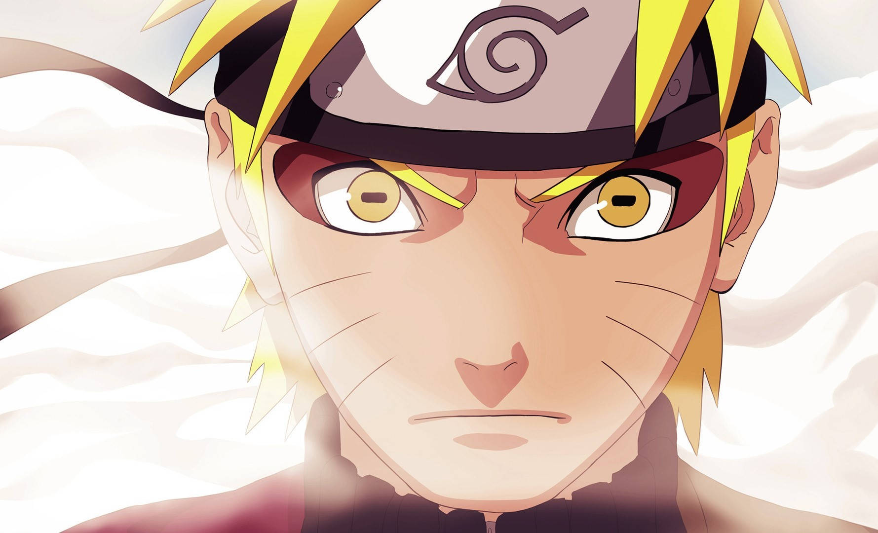 Glaring Yellow Naruto Eyes