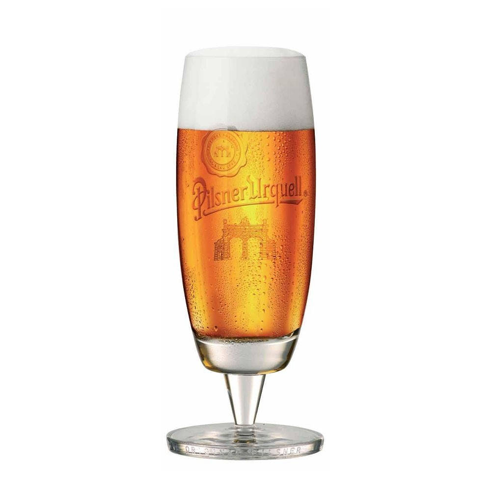 Glass Of Pilsner Urquell Background