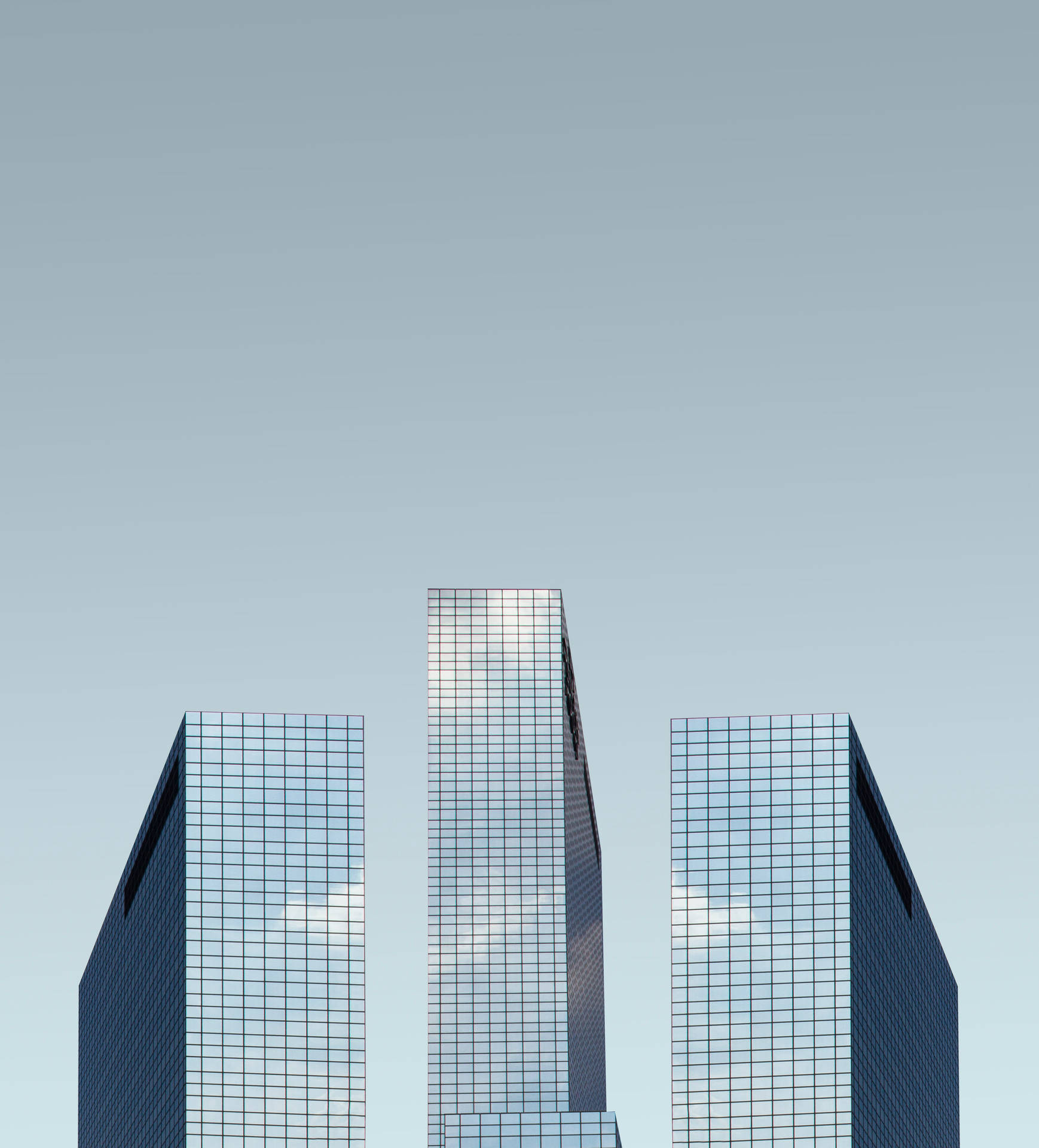 Glass Skyscrapers Model Background