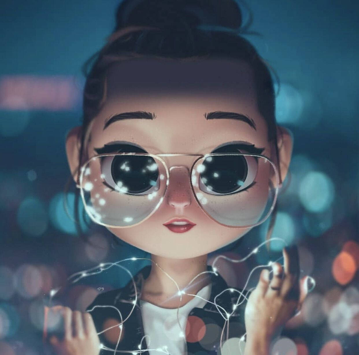 Glasses Dollify Background