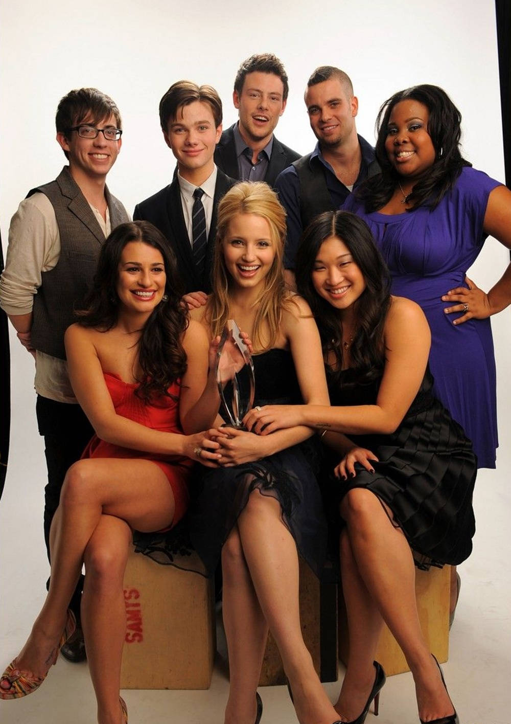 Glee Cast Members 2010 People’s Choice Awards Portrait