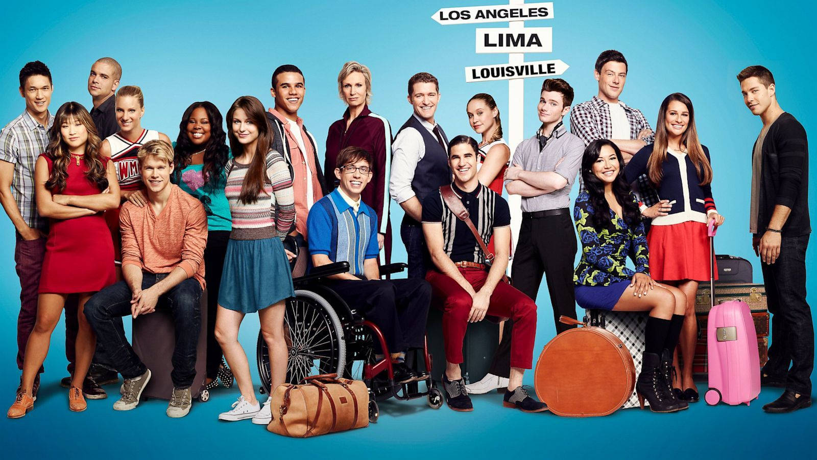 Glee Cast Members Season Four Original Tv Poster