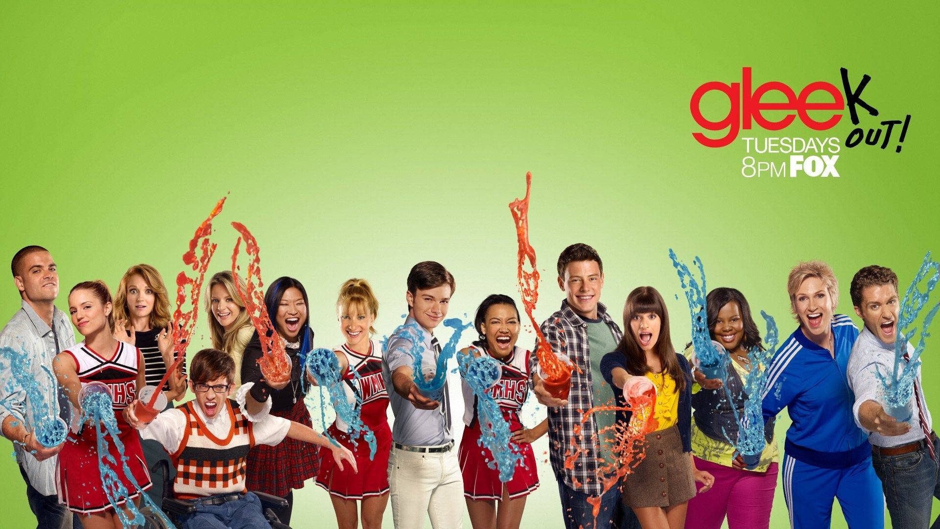 Glee Season Two Cast Members Promotional Shoot