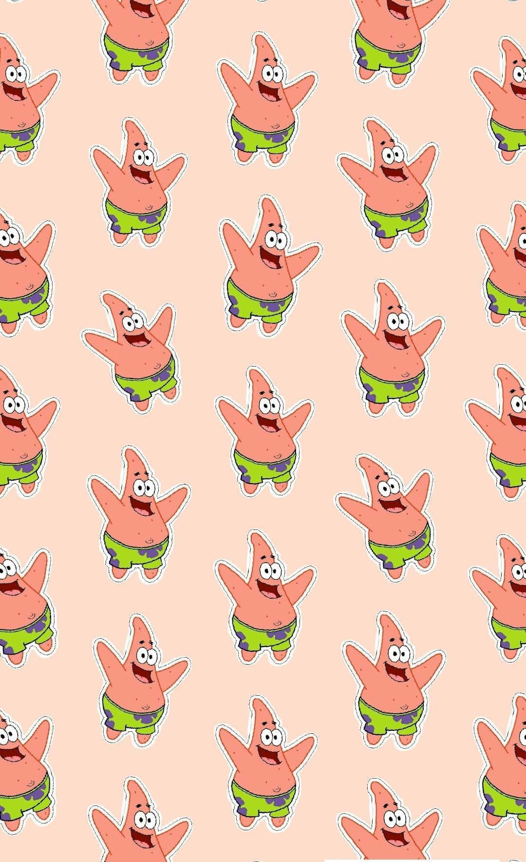 Gleeful Patrick Sticker Aesthetic
