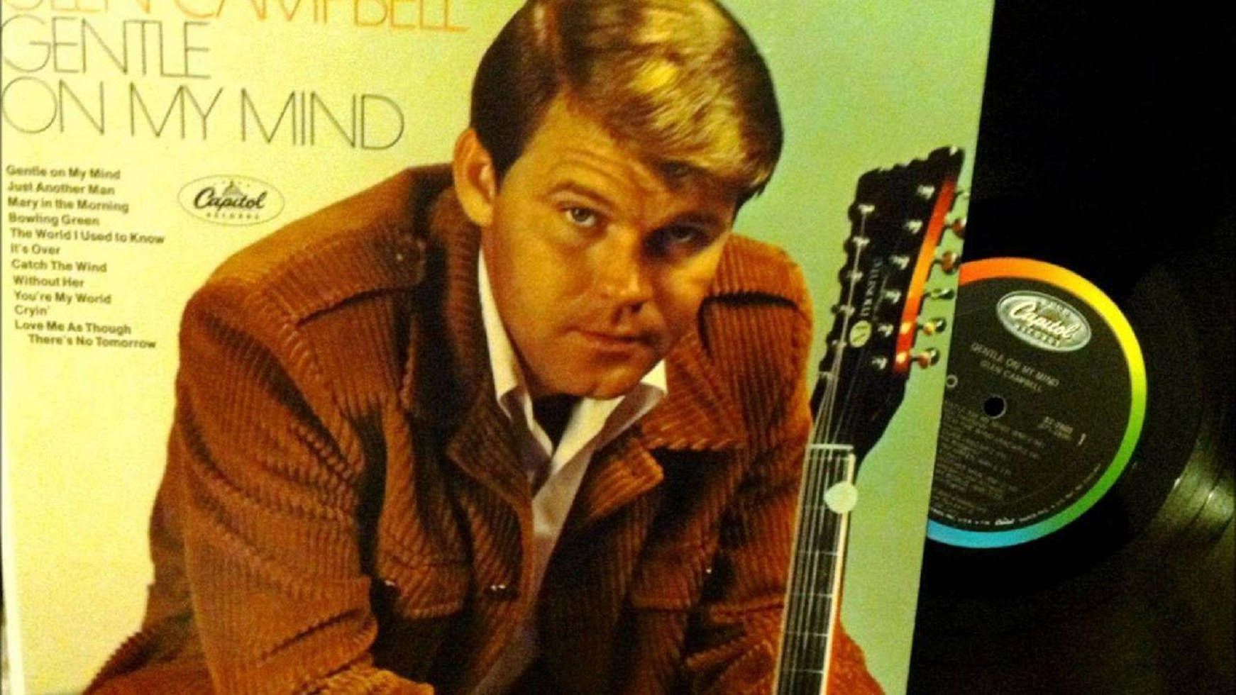 Glen Campbell On His Gentle On My Mind Album Cover