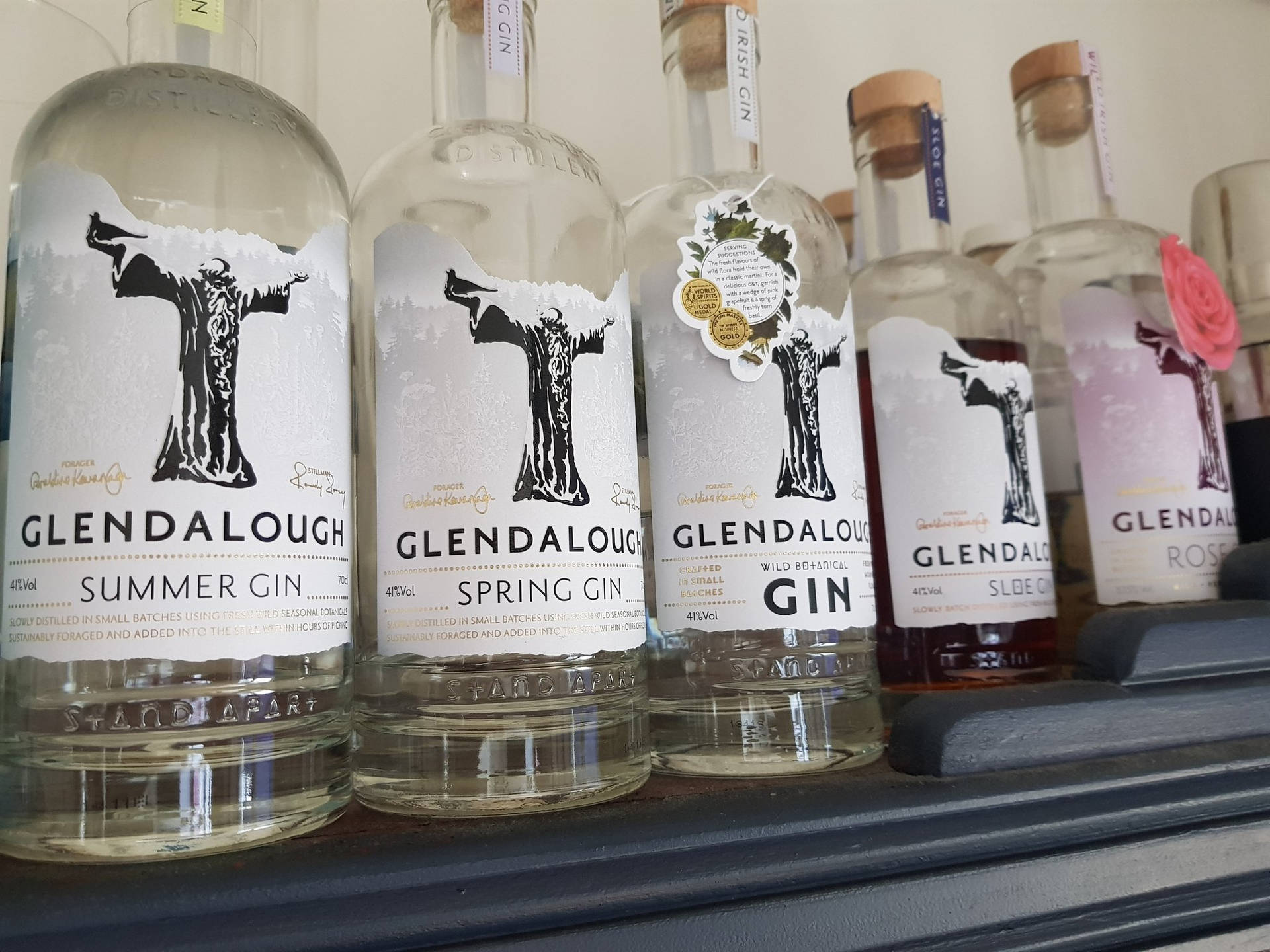 Glendalough Wild Gin Spring Summer Background