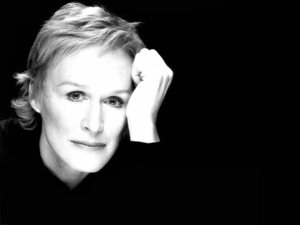 Glenn Close In Monochromatic