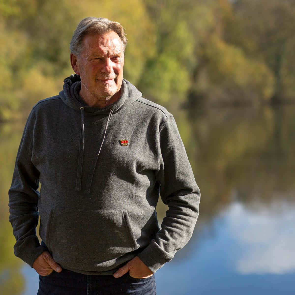 Glenn Hoddle Casual Portrait England Background