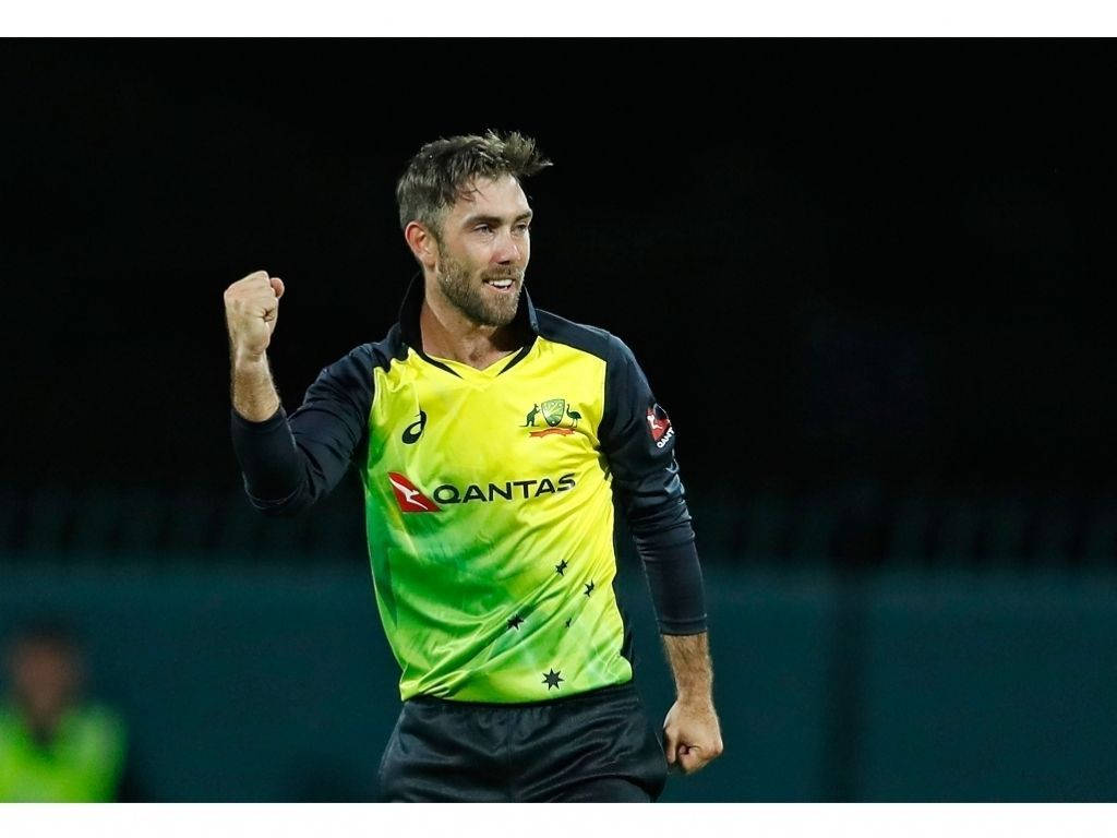 Glenn Maxwell Exciting Cricket Game Background