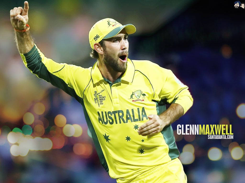 Glenn Maxwell Loud Cheer Australian Team