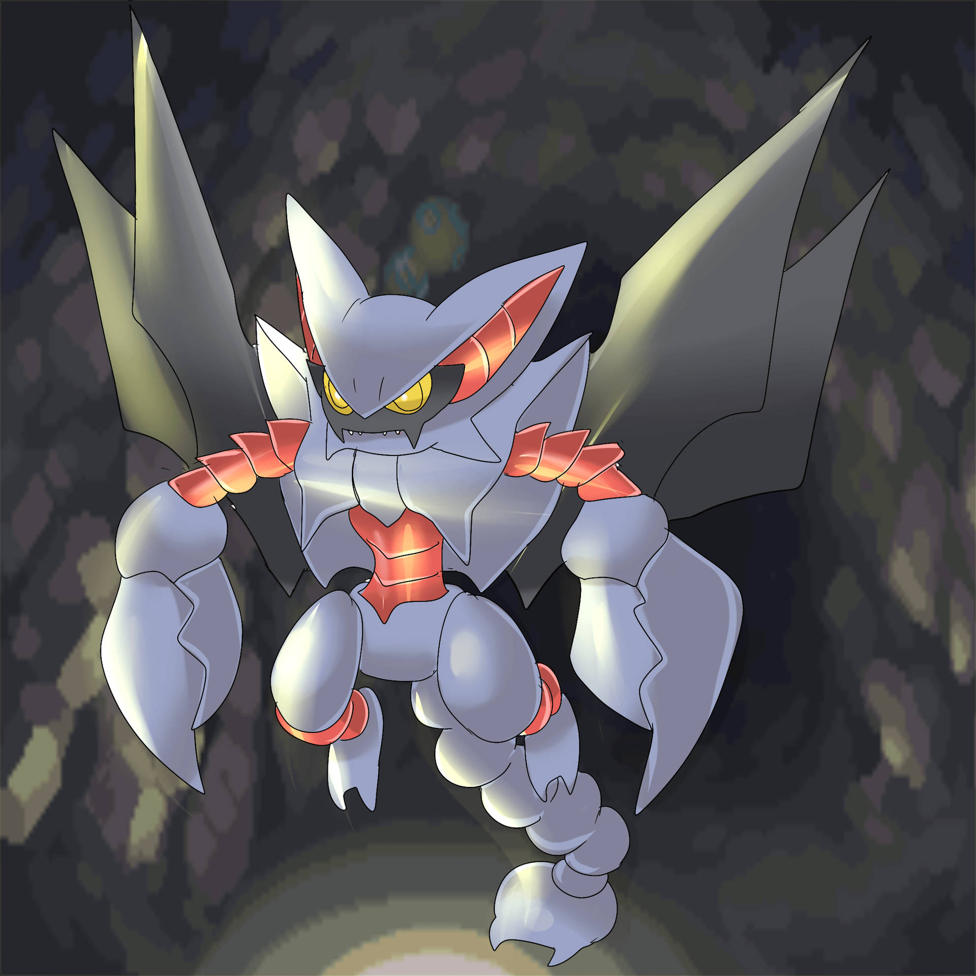 Gliscor Pokémon In Cave Background