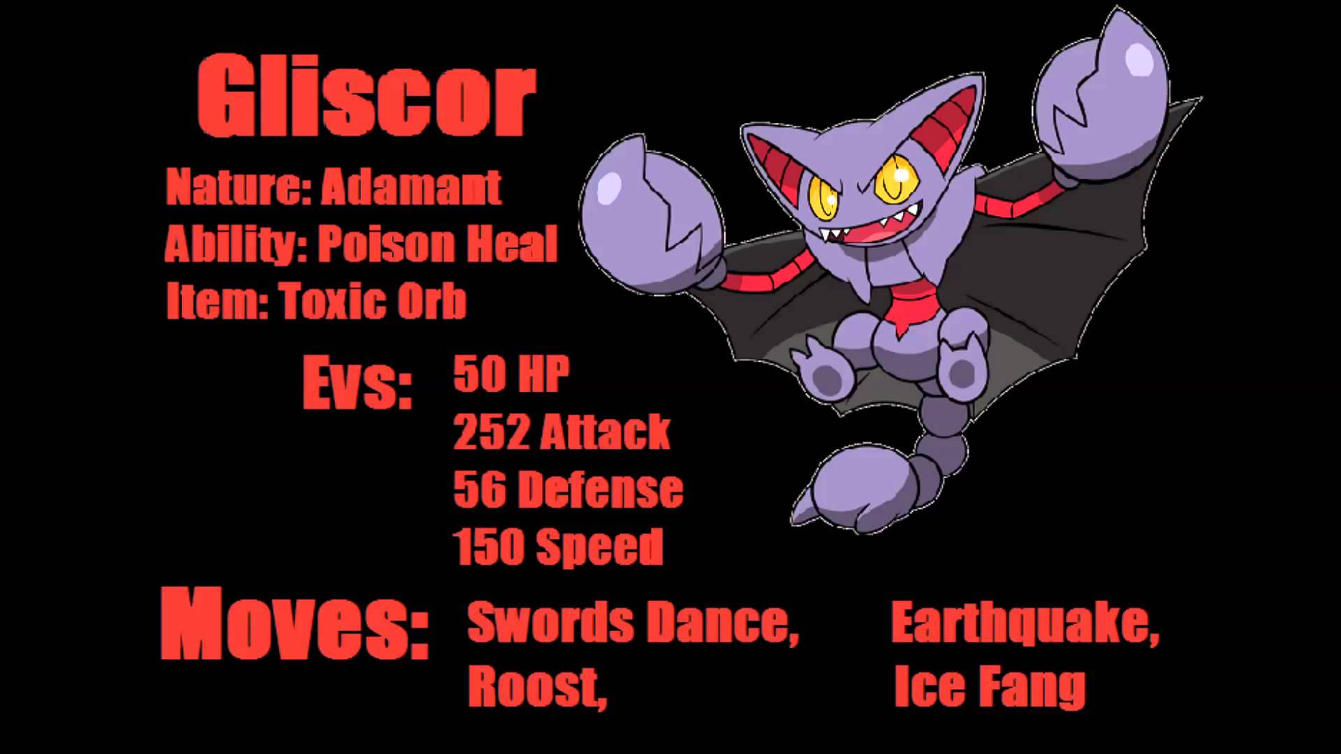 Gliscor Pokémon Information Background