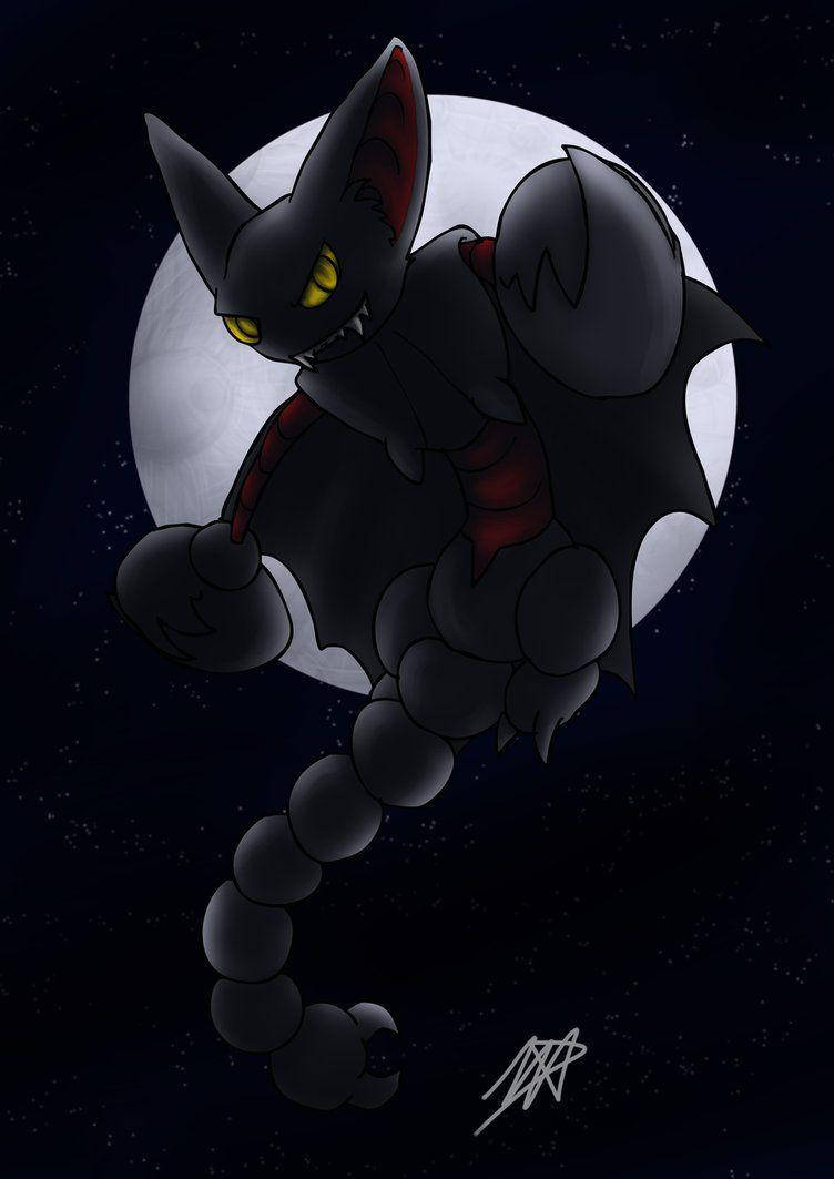 Gliscor Pokemon With Full Moon Background