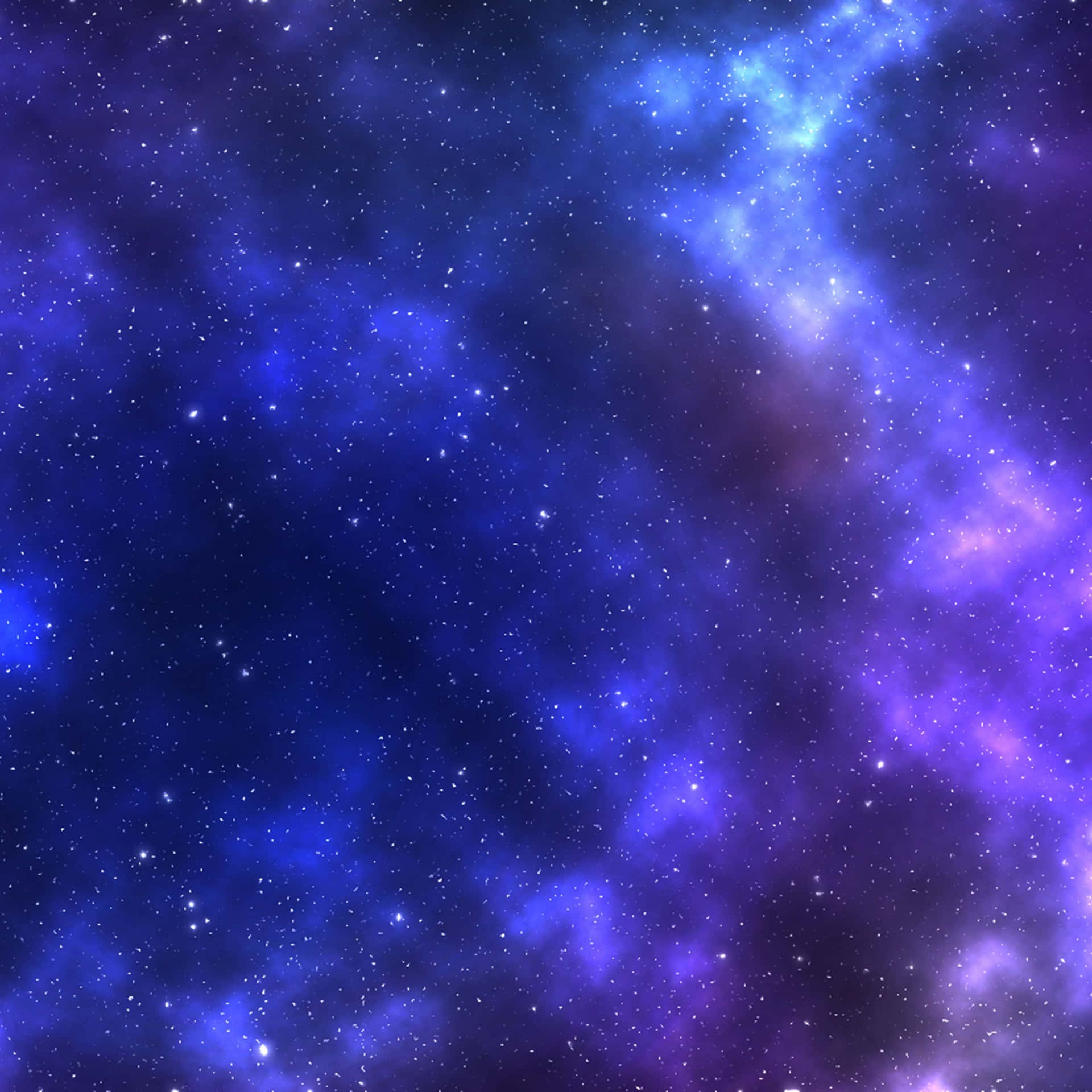 Glistening Stars Against A Deep, Dark Blue Night Sky Background