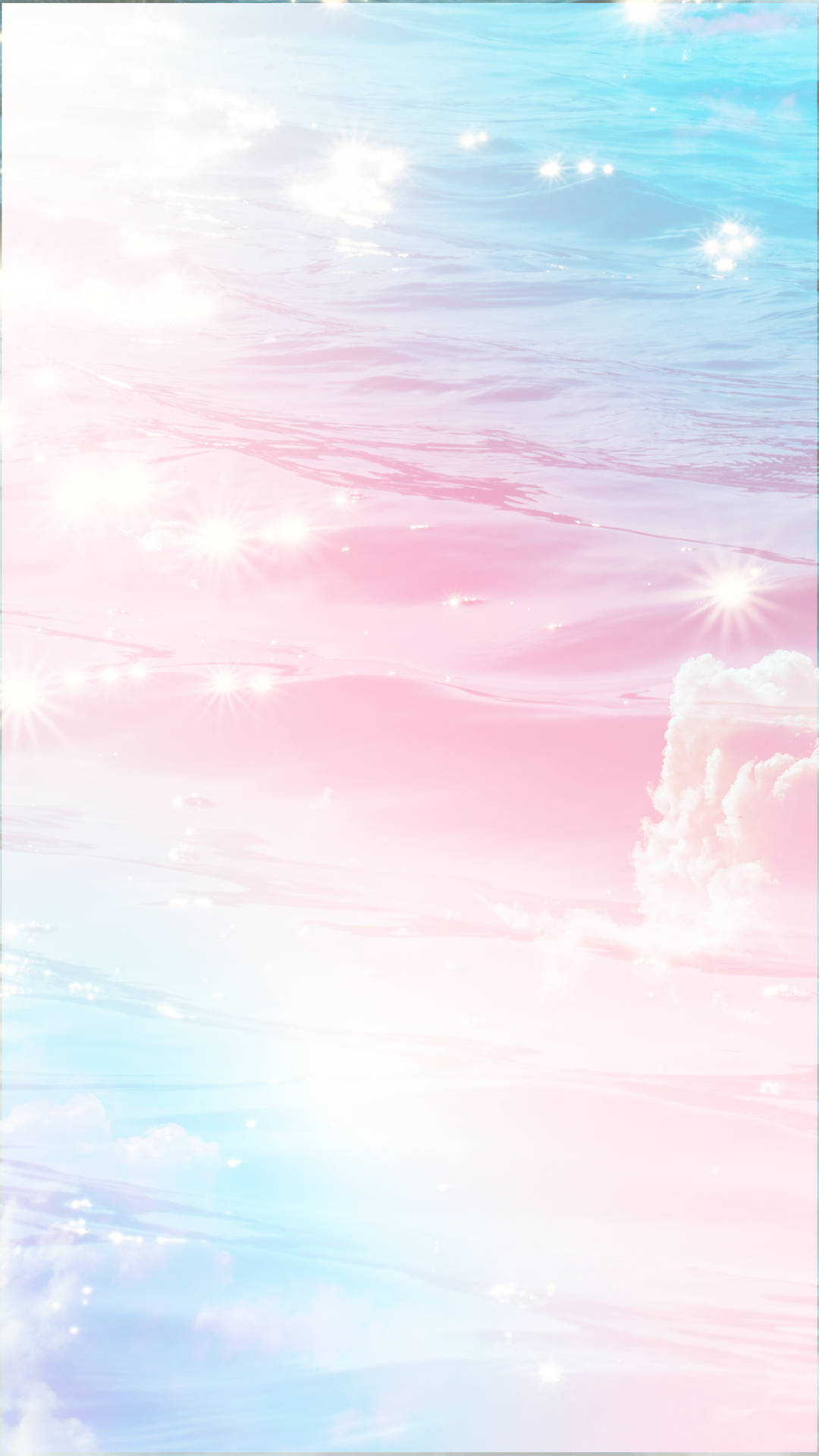 Glistening Water Pastel Minimalist Background