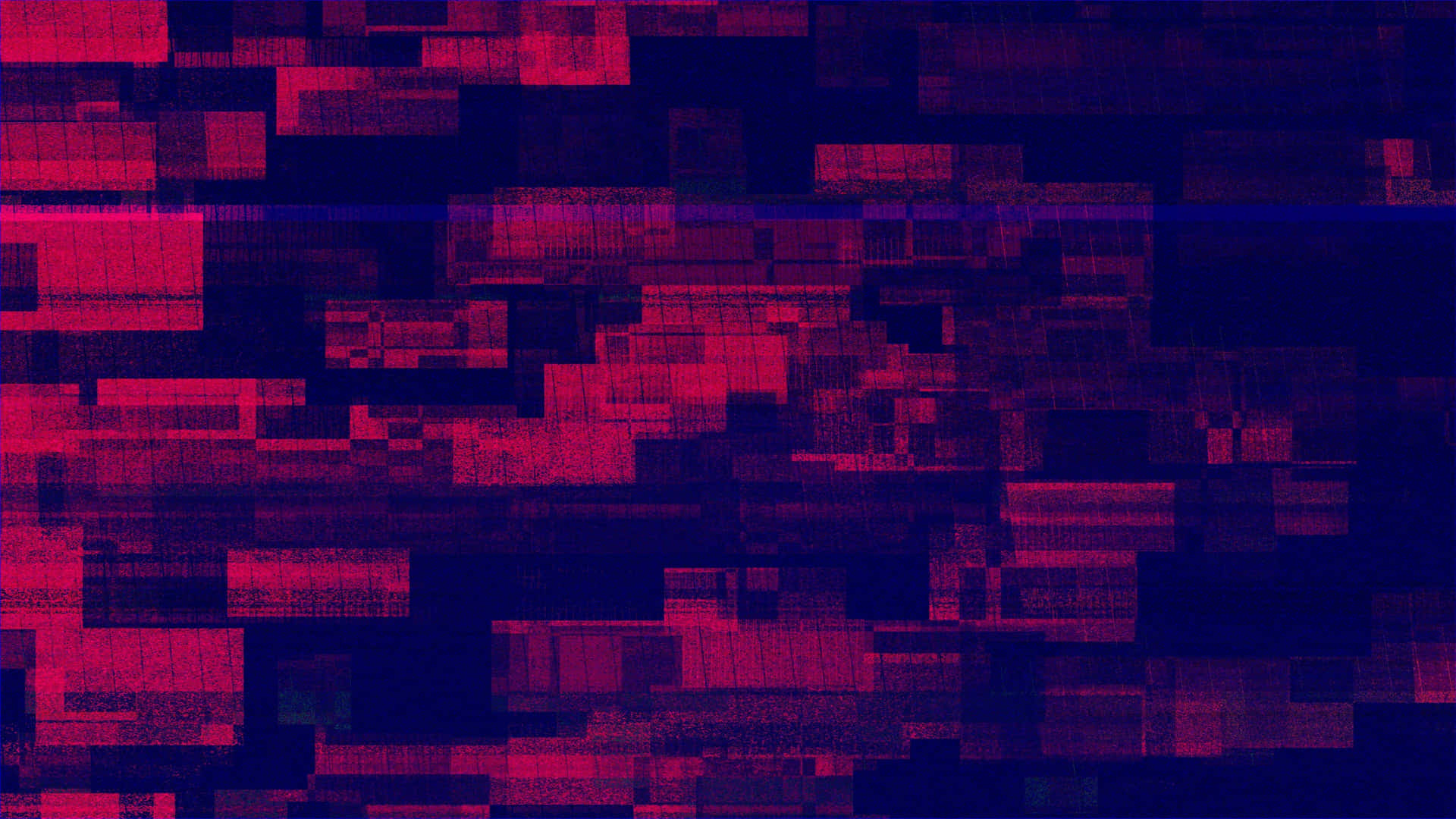 Glitch Effect Red Blue Background