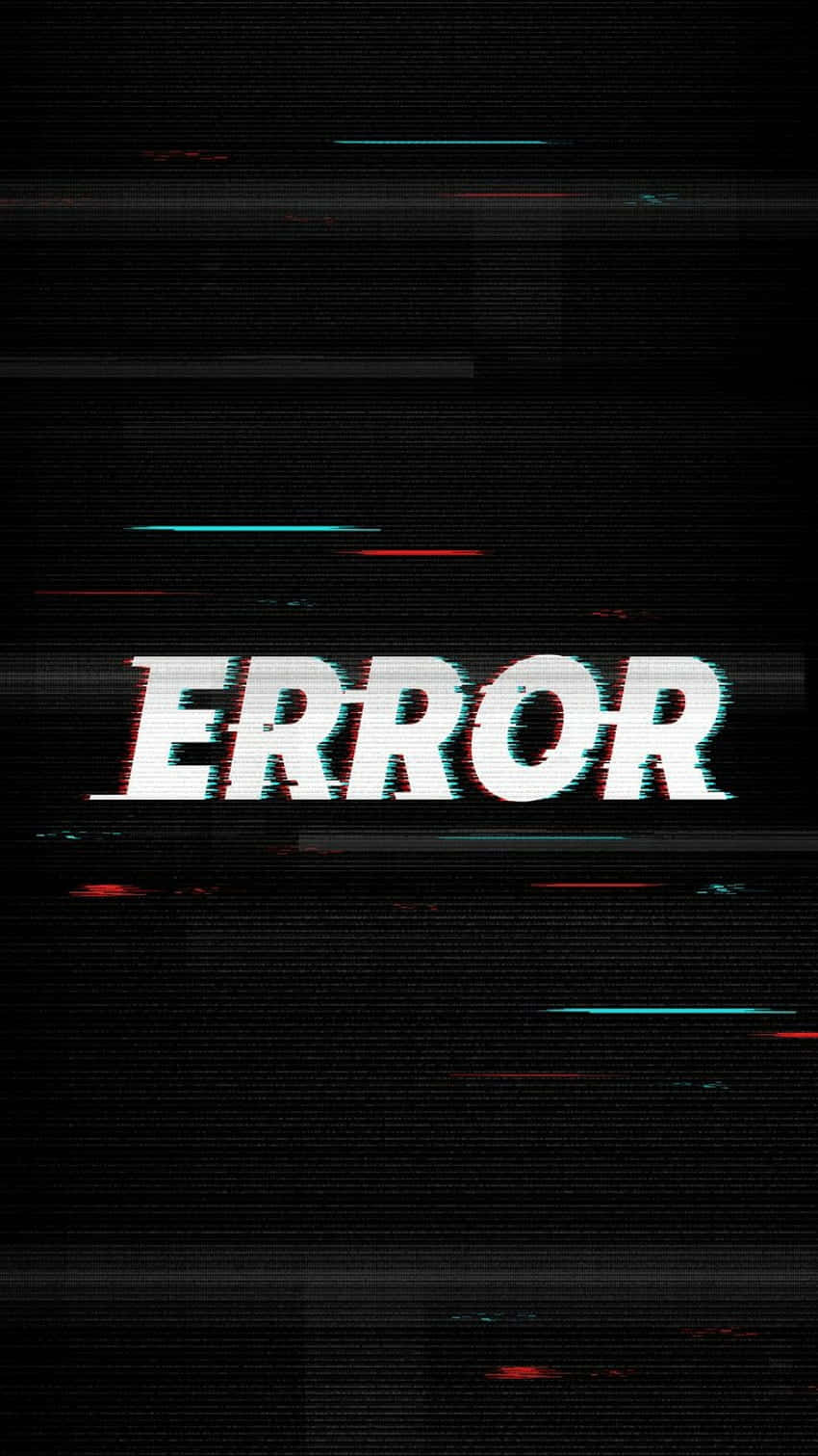 Glitch Error Screen Background