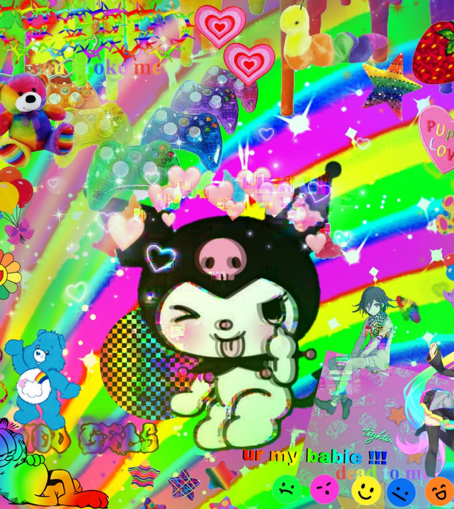 Glitchcore Kuromi