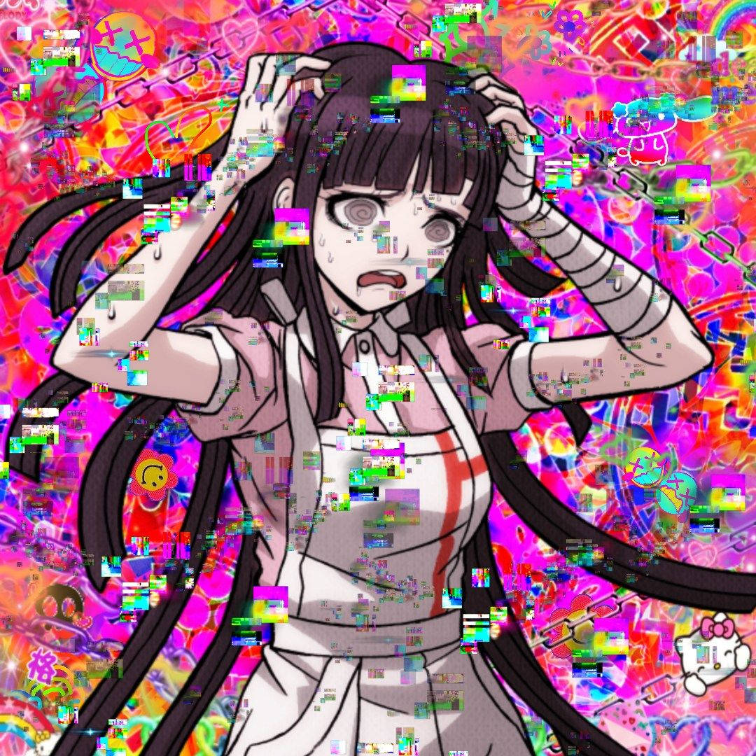 Glitchcore Mikan Tsumiki