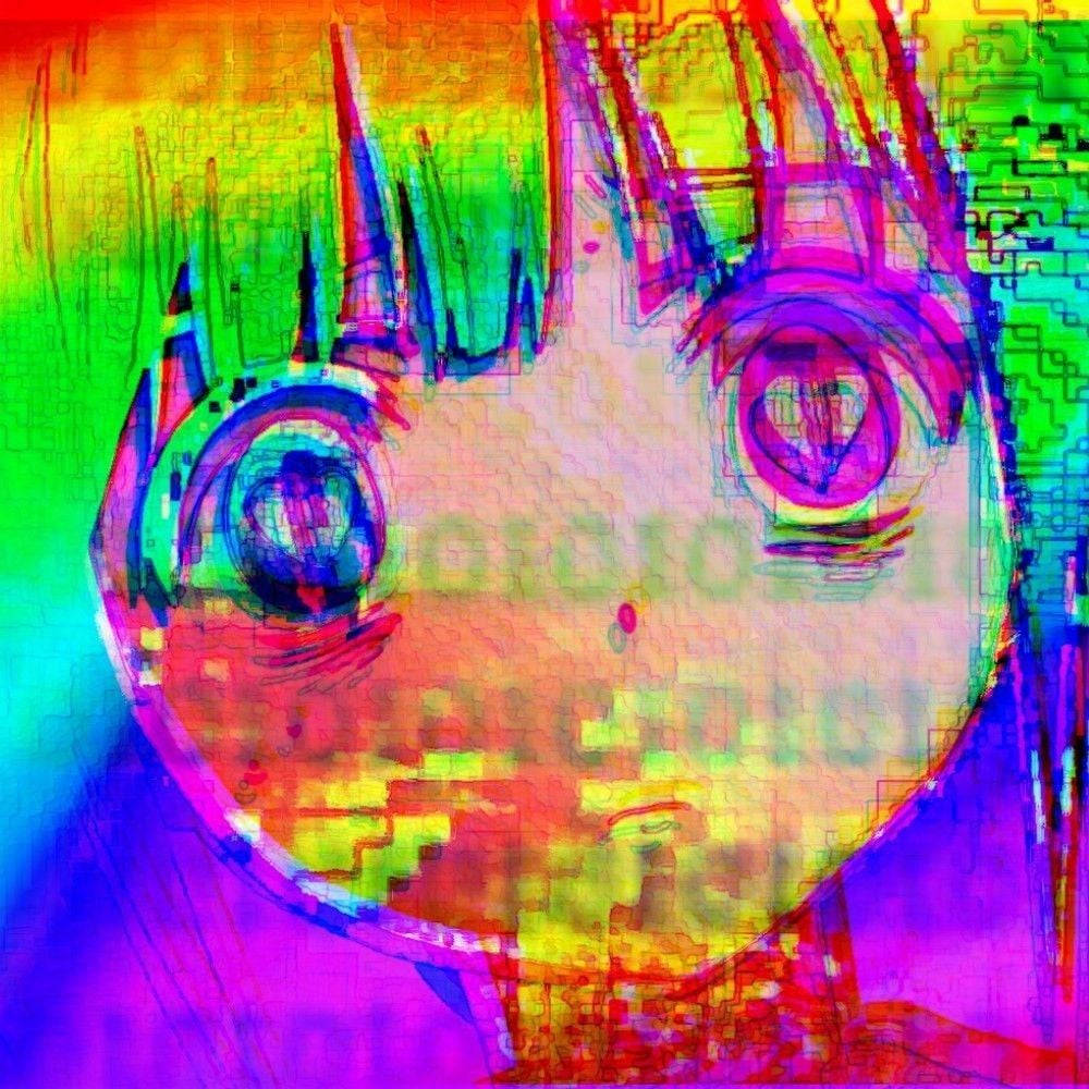 Glitchcore Pixelated Background